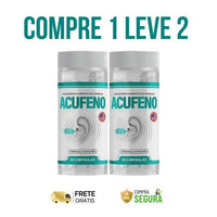 Acufeno 60cps Original - Bem-Estar Auditivo Que Você Sente a Cada Dia - Kits com 2 e 4 Frascos - Frete Grátis