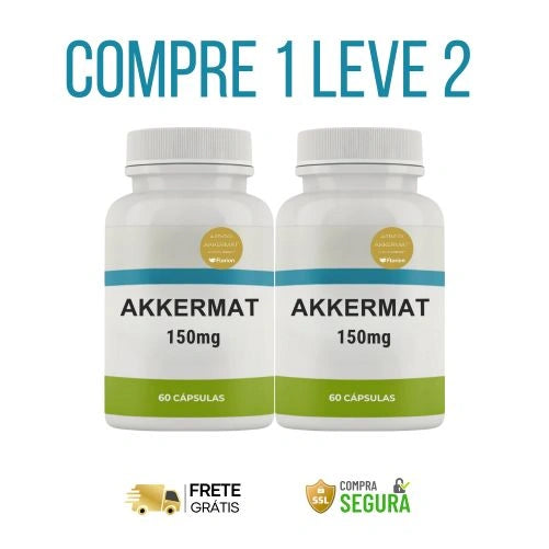 AKKERMAT® 150mg 60 caps - Fórmula Avançada para Secar de Verdade - 50% de Desconto + Frete Grátis