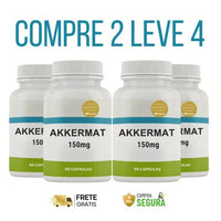 AKKERMAT® 150mg 60 caps - Fórmula Avançada para Secar de Verdade - 50% de Desconto + Frete Grátis