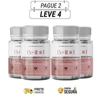 Be Libid 60 Cápsulas - Desejo Feminino com Intensidade, Presença e Calor - Kits com 2, 4 e 6 Frascos - Frete Grátis