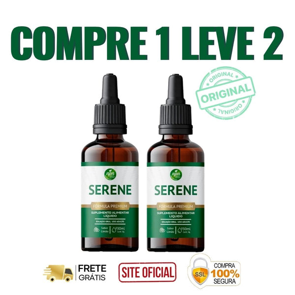 Serene Gotas 30ml Original - Sinta a Leveza de Viver Sem Dores - ESCOLHA ABAIXO A SUA OFERTA - 2 ou 4 FRASCOS - FRETE GRÁTIS