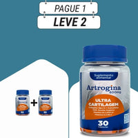 Artrogina 60 Caps. Original – Cuidando da Sua Saúde Articular Todos os Dias - Kits com 2 e 4 Frascos - Frete Grátis