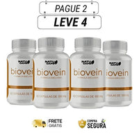 Biovein 60 Cápsulas Original - Leveza e Conforto nas Pernas - Ofertas com 2 e 4 Frascos - Frete Grátis